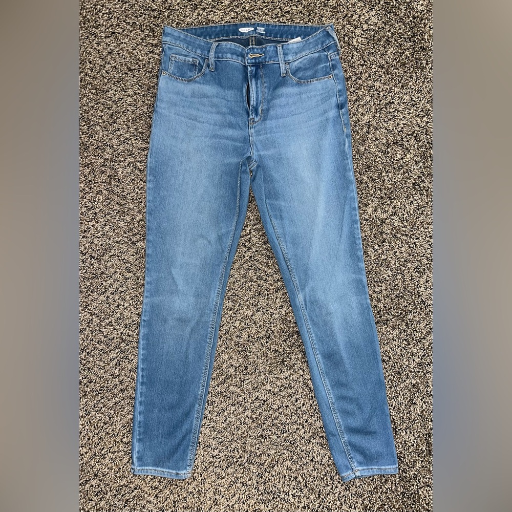 Old Navy Rockstar Super Skinny High Rise Blue Jeans Women’s